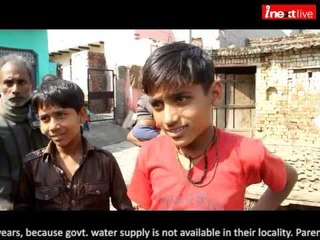 Here people purchase water to play Holi?