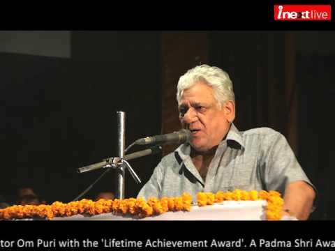 Famous actor Om Puri awarded with Lifetime Achievement Award at IFFP, Allahabad