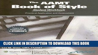 New Book AAMT Book of Style Student Workbook: Practical Application and Assessment