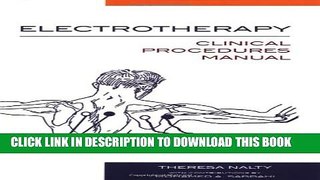 New Book Electrotherapy:  Clinical Procedures Manual