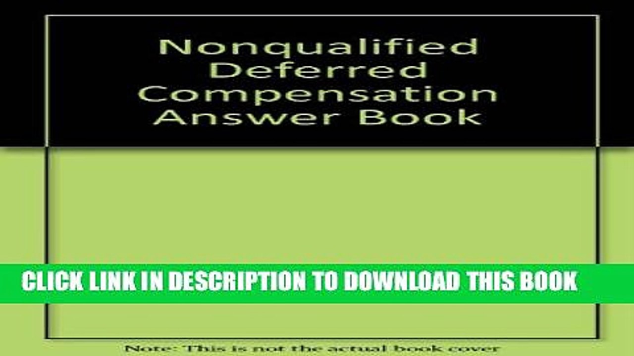 [PDF] Nonqualified Deferred Compensation Answer Book Full Colection