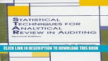 [PDF] Statistical Techniques: For Analytical Review in Auditing Popular Colection