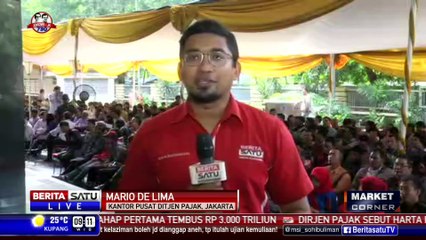 KPP Gatot Subroto Dipadati Para Wajib Pajak Sejak Subuh