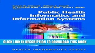 New Book Public Health Informatics and Information Systems