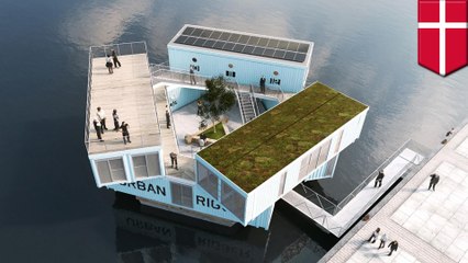 Urban Rigger: Shipping containers become floating dorms for Danish students - TomoNews