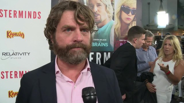 Zach Galifianakis At 'Masterminds' Premiere