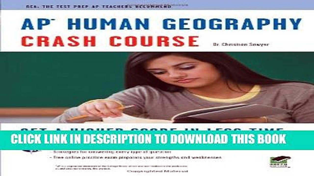 [PDF] APÂ® Human Geography Crash Course Book + Online (Advanced Placement (AP) Crash Course) [Full
