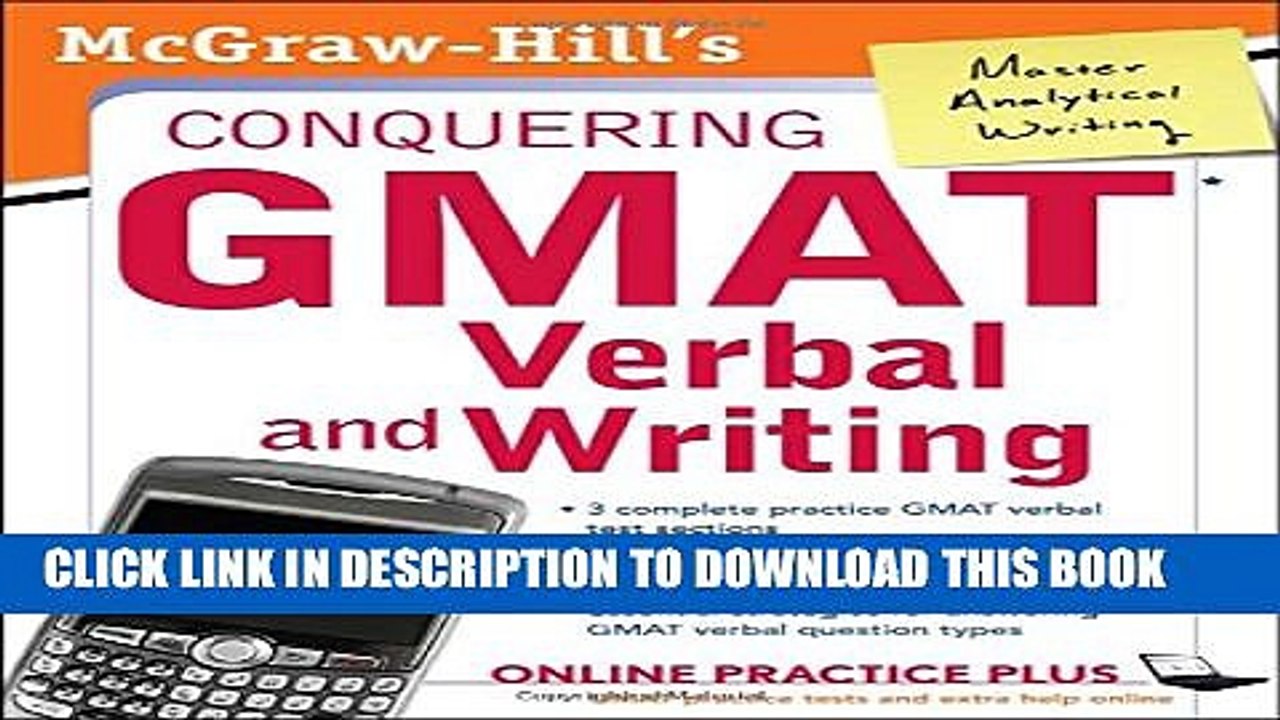 [PDF] McGraw-Hill s Conquering GMAT Verbal and Writing Full Online