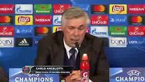 Carlo Ancelotti- -War das erwartet schwere Spiel- - Atletico Madrid - FC Bayern München 1-0