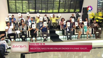 Melih Nazlı'ya evlenme teklif etti