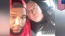 White Ohio cop drives grieving black man 100 miles to sister’s funeral - TomoNews