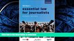 FAVORIT BOOK McNae s Essential Law for Journalists READ EBOOK