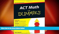Big Deals  ACT Math For Dummies  Best Seller Books Most Wanted