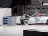 2007 BMW 3 series convertible moderate overlap IIHS crash test