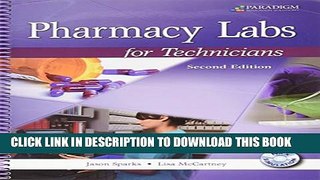 Collection Book Pharmacy Labs for Technicians