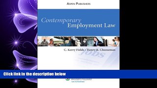 FAVORITE BOOK  Contemporary Employment Law