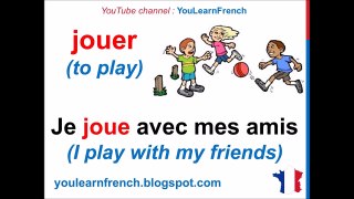 French Lesson 235 - 100 Most common verbs in French PART 5 Most used basic French words for kids