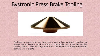 Bystronic Press Brake Tooling