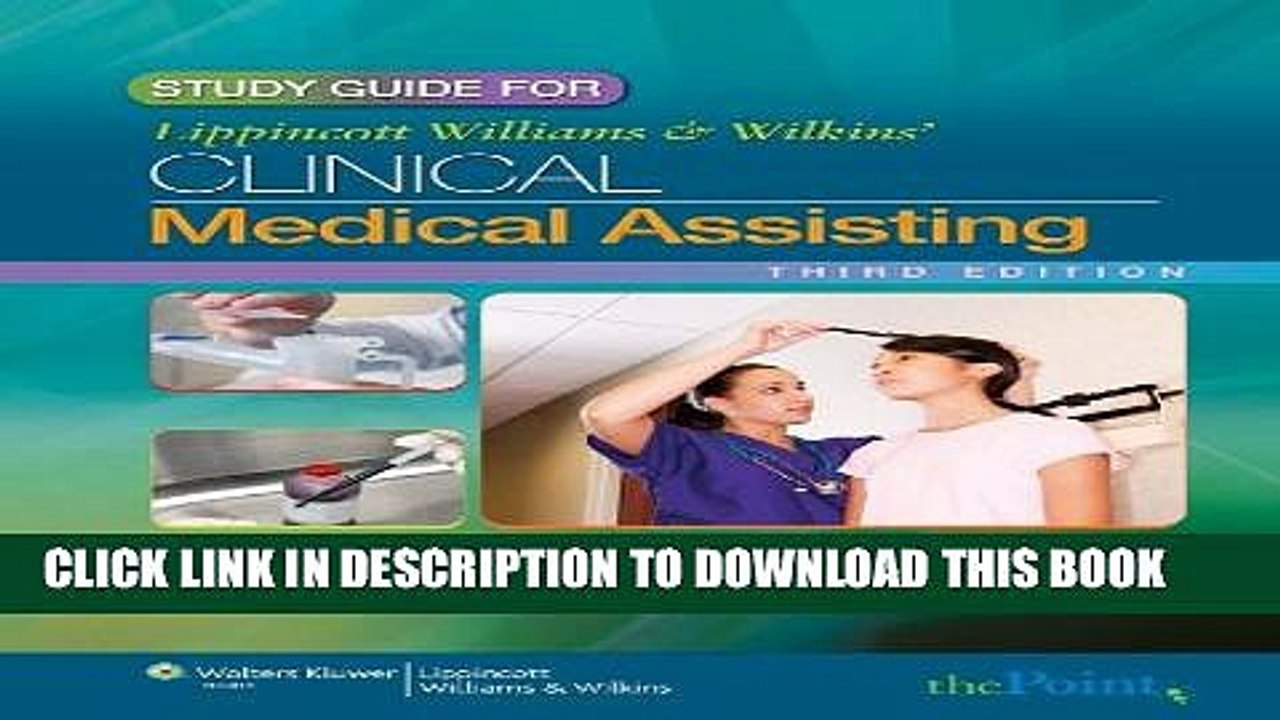 [PDF] Study Guide for Lippincott Williams   Wilkins  Clinical Medical Assisting, Third Edition
