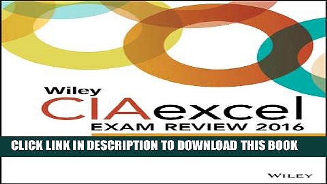 [PDF] Wiley CIAexcel Exam Review 2016: Part 1, Internal Audit Basics (Wiley CIA Exam Review