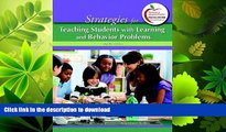 FAVORITE BOOK  Strategies for Teaching Students with Learning and Behavior Problems (8th Edition)