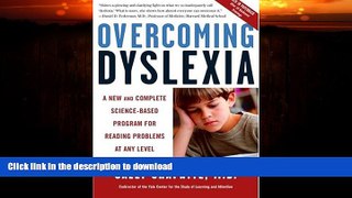 READ  Overcoming Dyslexia: A New and Complete Science-Based Program for Reading Problems at Any