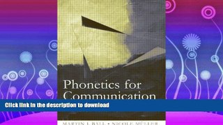 READ  Phonetics for Communication Disorders FULL ONLINE