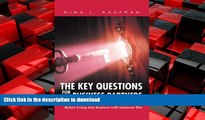 READ THE NEW BOOK The Key Questions for Business Partners: 100 Vital Questions to Ask Before Going
