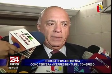 Luciana León es elegida tercera vicepresidenta del Congreso de la República