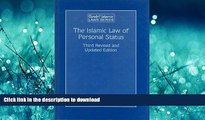 FAVORIT BOOK The Islamic Law of Personal Status: (Arab and Islamic Laws, Volume 23) (Arab