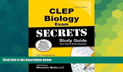 Big Deals  CLEP Biology Exam Secrets Study Guide: CLEP Test Review for the College Level