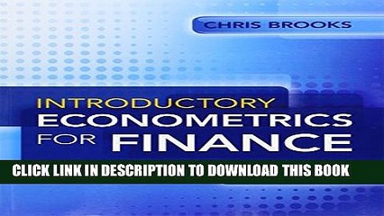 [PDF] Introductory Econometrics for Finance Full Online