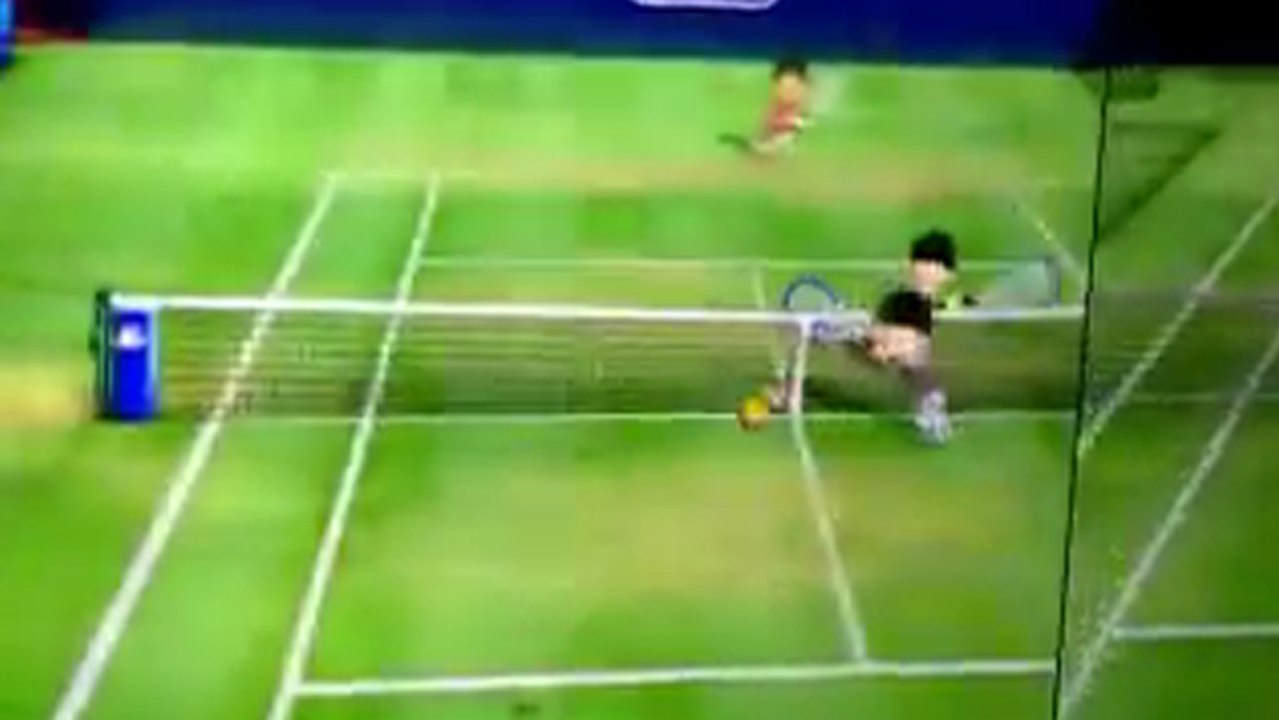 Des joueurs de tennis professionnels sur Wii Sport