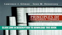 [PDF] Principles of Corporate Finance, Second Canadian Edition (2nd Edition) Full Online