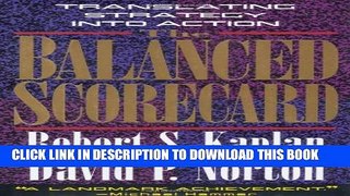 [PDF] The Balanced Scorecard: Translating Strategy into Action Popular Online