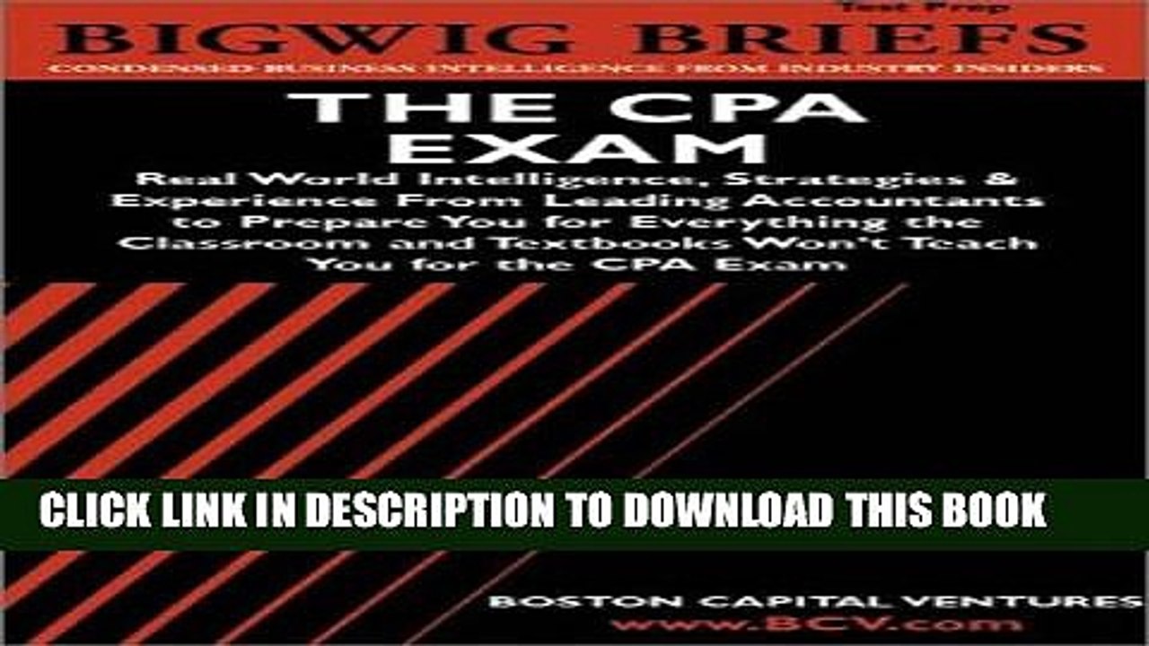 [PDF] The CPA Exam: Real World Intelligence, Strategies   Experience From Leading Accountants to