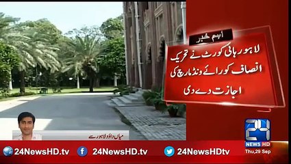 Lahore High Court allowed PTI for Raiwind March
