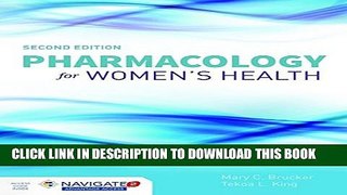 New Book Pharmacology For Women s Health