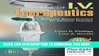 New Book Manual of I.V. Therapeutics: Evidence-Based Practice for Infusion Therapy