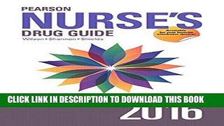 New Book Pearson Nurse s Drug Guide 2016
