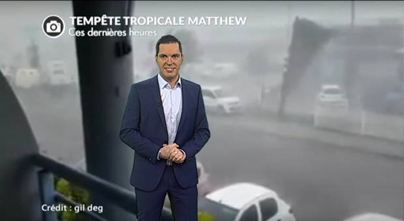 La Martinique balayée par la tempête tropicale Matthew
