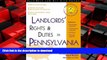READ PDF Landlords  Rights   Duties in Pennsylvania: With Forms (Self-Help Law Kit with Forms)