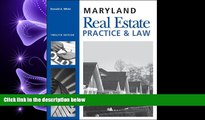 FULL ONLINE  Maryland Real Estate Practice and Law (Maryland Real Estate Practice   Law)