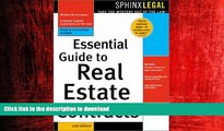 READ THE NEW BOOK Essential Guide to Real Estate Contracts (Complete Book of Real Estate
