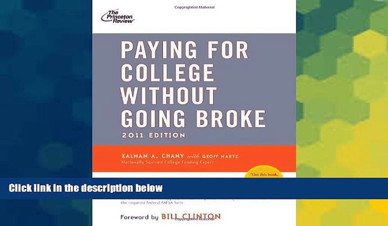 Big Deals  Paying for College Without Going Broke, 2011 Edition (College Admissions Guides)  Free