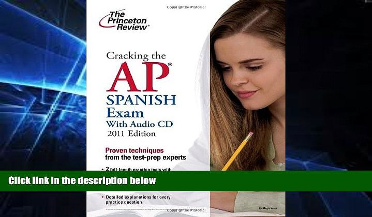 Big Deals  Cracking the AP Spanish Exam with Audio CD, 2011 Edition (College Test Preparation)