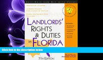 FAVORITE BOOK  Landlords  Rights   Duties in Florida: With Forms (Legal Survival Guides)