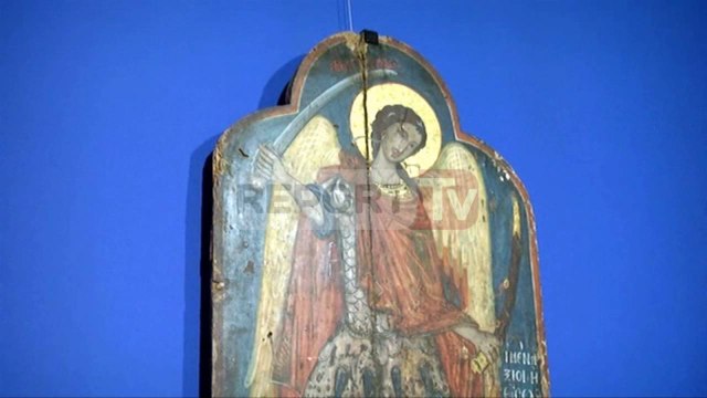 Report TV - Ekspozohen ikonat e sekuestruara të Gjergji Thimios,tani pasuri kombëtare