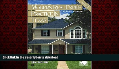 EBOOK ONLINE Modern Real Estate Practice in Texas READ PDF FILE ONLINE