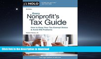 FAVORIT BOOK Every Nonprofit s Tax Guide: How to Keep Your Tax-Exempt Status and Avoid IRS